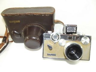 Argus C3 Matchmatic " The Brick " Camera With 50mm F/3.  5,  Meter,  Case,