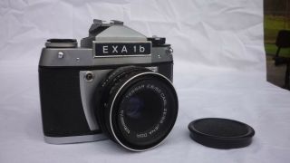 German Exa 1 B Camera,  Lens Carl Zeiss Tessar 2,  8 / 50