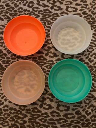 Vintage Tupperware 155 - Cereal Bowls Set Of Four Vguc
