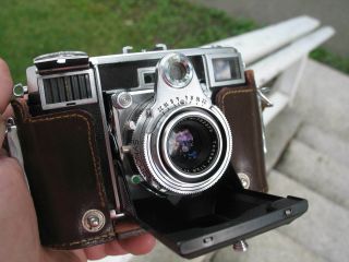 Zeiss Ikon Contessa 35mm Film Rangefinder Camera Tessar 45mm f/2.  8 Lens 2