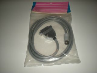 Amiga ? 23 - pin (female) to 6 - pin DIN (male) monitor RGB video cable ?. 2