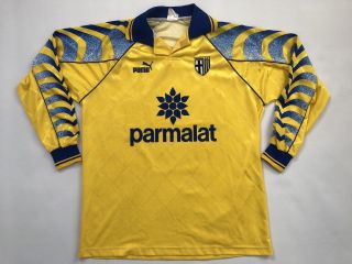 Vintage Parma Football Shirt Away 1995 Maglia Calico