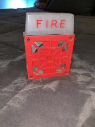 Vintage Wheelock 7002t - 24 Fire Alarm Horn/strobe 24vdc