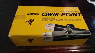Vintage Weaver Qwik Point Model S - 1100.  With Box.  Red Dot Near Perfect