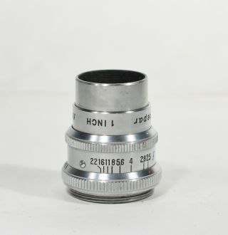 Cinepar 1 " 25mm F/2.  5 Movie Lens C Mount Focus