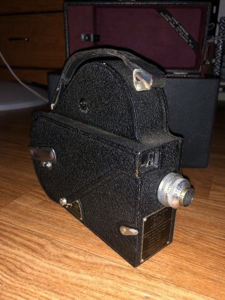 Vintage 16mm Cine - Kodak Model " E " Movie Camera & Case