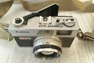 Canon Canonet Ql 17 G - Iii 35 Mm Camera With A 40 Mm F 1.  7 Lens