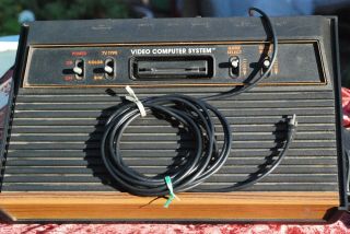 Vintage Atari Cx 2600a Video Computer System W Controllers,  Paddles,  Complete