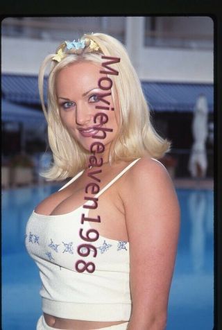Stacy Valentine Porn Star Vintage 35mm Slide Transparency 6975 Photo