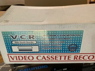 Nib Emerson Ewv603 Vhs Player Vcr Remote 4 Head Hi - Fi Stereo Vhs Video Recorder