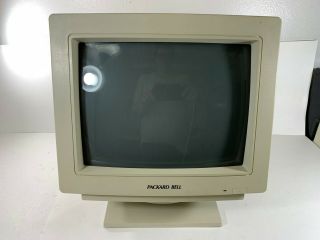 Vintage Packard Bell Pb 8551 Vgg Color Computer Monitor Vga