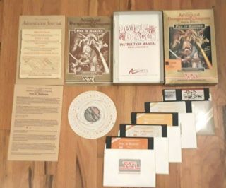 Pool Of Radiance C64/128 Complete Commodore Advanced D&d