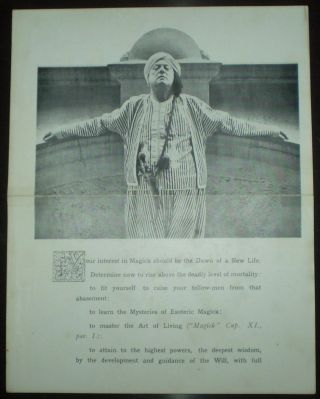 Your Interest In Magick,  Dawn Of A Life,  1934,  Aleister Crowley,  Occult