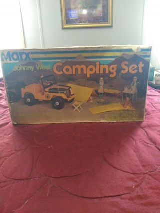 Vintage Toys Marx Johnny West Best Of The West Camping Set Including Jane West
