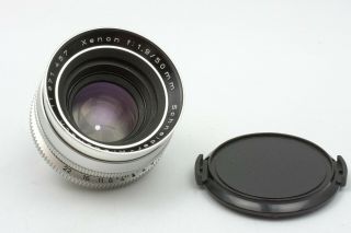 Schneider Kreuznach Xenon 50mm ƒ/1.  9 Lens Clear Optics - Kodak Retina Dkl Mount