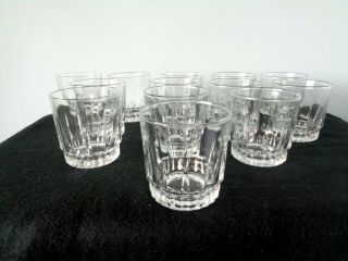 Set Of 13 Vintage Arcoroc France Clear Drinking Glasses