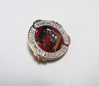 Manchester United Fc - Vintage Enamel Development Association Badge