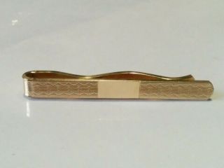 Vintage 9 Carat Rolled Gold Henry Griffith And Son Tie Clip.