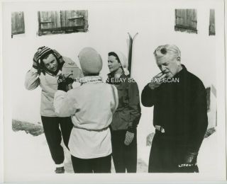 Vivien Leigh Director Anatole Litvak Between Scenes Deep Blue Sea Vintage Photo
