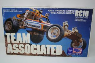 Vintage 1980 ' s Team Associated RC10 Kit 6016 BOX ONLY 2