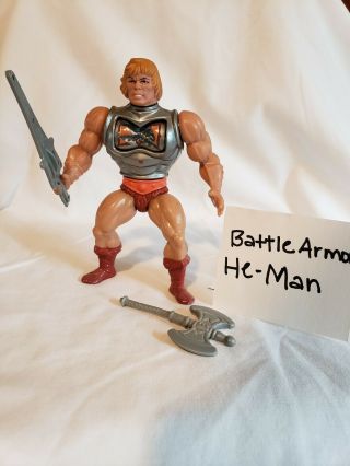 Motu Vintage Battle Armor He - Man Complete