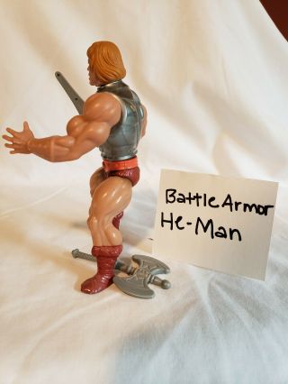 motu vintage battle armor He - man complete 2
