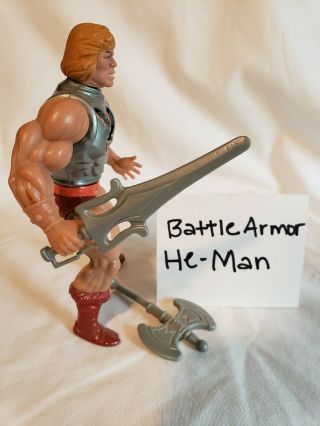 motu vintage battle armor He - man complete 4