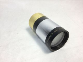 Vtg 35mm projector Bausch & Lomb Series I Cinephor EF 4.  75” Front Projector Lens 6