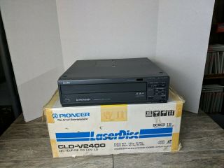 Pioneer Ld - V4400 Laser Disc Player And With Box High End