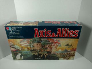 Vintage 1987 Axis & Allies Spring 1942 Board Game Near Complete