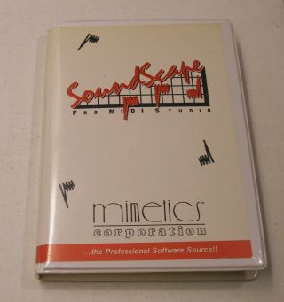 Soundscape Pro Midi Studio By Mimetics For Commodore Amiga