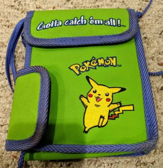 Vintage Nintendo Gameboy Color Pokemon Carrying Bag Case Gotta Catch Them All