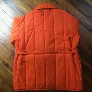 Vintage Chiller Killer Saftbak Men’s Hunting Jacket Orange Large Made In USA 4