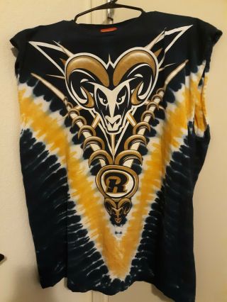 Vintage Los Angeles Rams St Louis Rams Tie Dyed Shirt