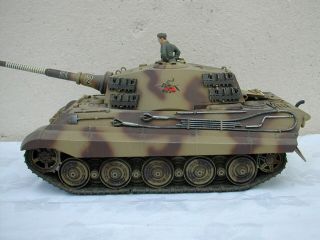 Vintage Tamiya 1/35 Plastic Kit Built German Army Tank