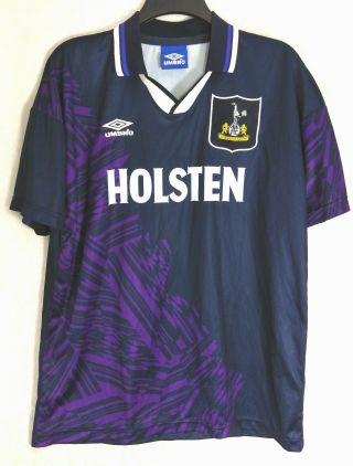 Vintage Mens 1994 - 95 Tottenham Hotspur Holsten Large Football Shirt
