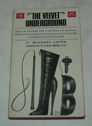 Unread 1963 Mcfadden Books The Velvet Underground Sleaze Pb Sexual Corruption
