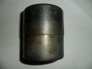 Vintage Snap - On 1 " Drive 6 - Point 2 - 3/16 " Shallow Impact Socket