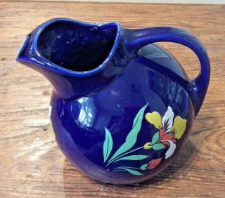 Vintage Hall Kitchenware Cobalt Blue Blossom 1930 