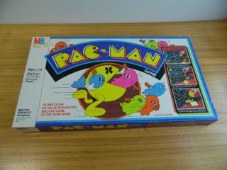 Vintage Pac - Man Board Game 1980 Mb Milton Bradley Made In Usa Complete