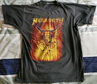 Vintage Megadeth Countdown To Extinction 1992 Tour Shirt