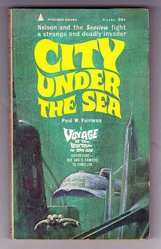 1965 Paperback City Under The Sea Voyage To The Bottom Of The Sea Book