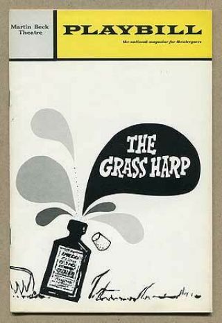 Truman Capote,  And / Playbill The Grass Harp Premiere Performance 1971