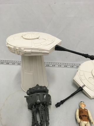 Vintage Star Wars 1978 Hoth Ice Planet Playset Turret & Droid Incomplete Kenner 4