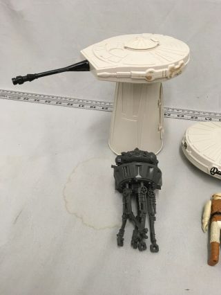 Vintage Star Wars 1978 Hoth Ice Planet Playset Turret & Droid Incomplete Kenner 6