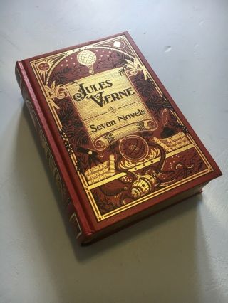 Jules Verne Seven Novels Leatherbound Classics Hardcover Book 2010