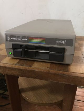 Vintage Commodore 1541 Single Drive Floppy Disk,  Powers On