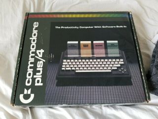 Commodore Plus/4 Computer Cib Complete W/box