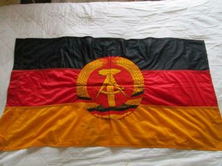 Vintage East Germany Flag Four Feet By Two Feet