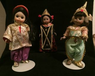 Vintage 8 " Madame Alexander International Series Dolls